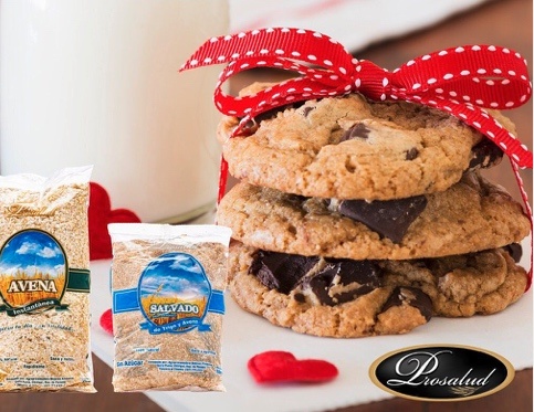 Galletas de avena y chispas de chocolate