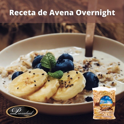 Receta de Avena Overnight